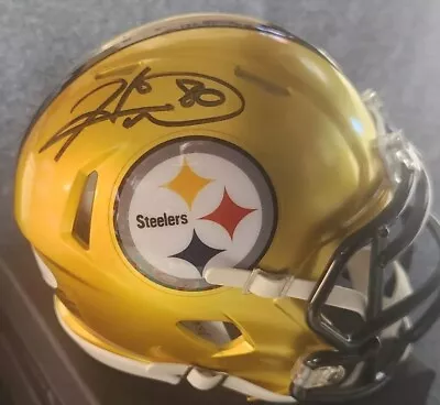 Hines Ward Autographed Flash Mini Helmet Pittsburg Steelers • $92.25