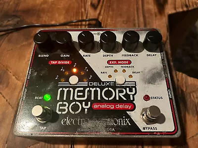 Electro Harmonix Deluxe Memory Boy Analog Delay Echo Effects Pedal Used Working • $100