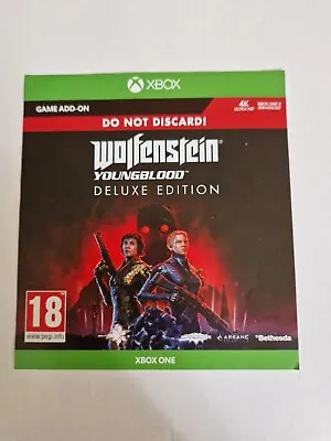 DELUXE EDITION DLC For WOLFENSTEIN YOUNGBLOOD - XBOX ONE (XB1) - GAME ADD-ON • £3.49