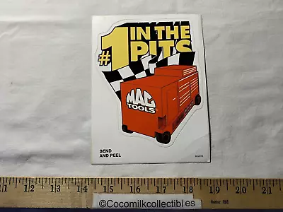 Vintage Decal Sticker MAC Tools #1 In The Pits Tool Box Street Racing Drag Race • $16.50