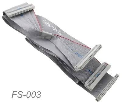 $11.95 • Buy 52  50-Pin SCSI IDC 4-Connector Internal Ribbon Cable Up To 3 Drives