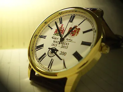 Battle Of Waterloo Napoleon Wellington Bicentenary Wrist Watch 1815 - 2015 • £70