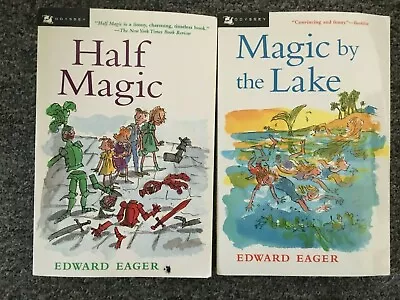 Lot Of 2 Books By Edward Eager: Magic By The Lake & Half Magic Paperback  • $8.99