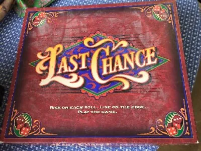 $24.90 • Buy Vintage 1995 - LAST CHANCE Dice Board Game Milton Bradley RARE Complete