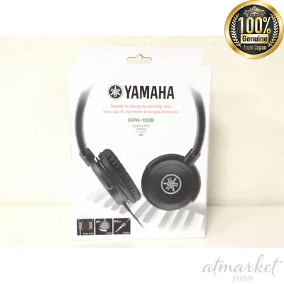 YAMAHA HPH-100B Headphone Black New F/S From Japan • £57.20