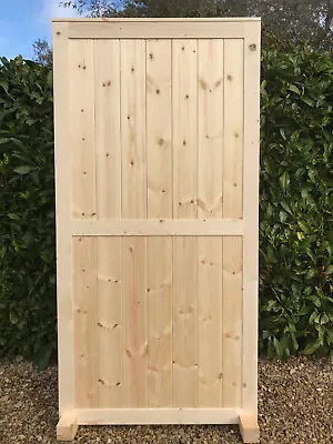 BESPOKE - 'TWIN PANELLED' Wooden Doors For Sliding Barn Door Rail System Kits • £234