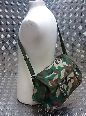 Military Style Canvas / Haversack / Satchel / Shoulder Bag  Assorted Cols  - NEW • £15.99