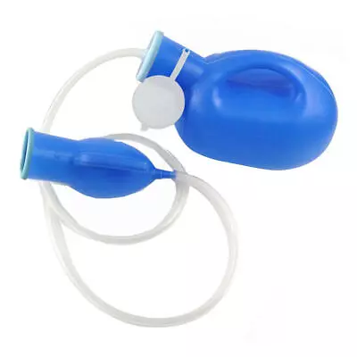 2000ML Men Portable Potty Pee Bottle 130 Cm Tube Hospital Male Urinal Collector • £10.42