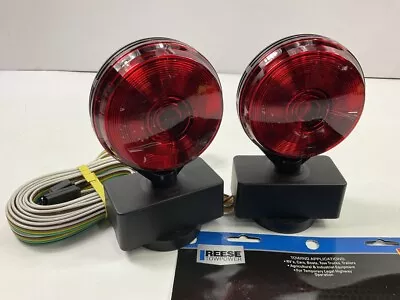 Reese 73864 Tow Light Kit - Includes 2 Magnetic Base Lights And Leads • $29.99