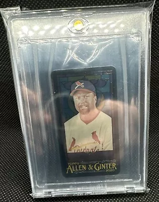 Mark McGwire 2020 Topps Allen & Ginter Mini Stained Glass SP St. Louis Cardinals • $175