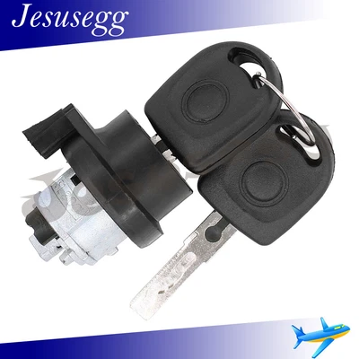 Ignition Switch Lock Cylinder With Key For Skoda Fabia Seat Leon VW Beetle Caddy • $19.96