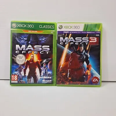 Mass Effect Mass Effect 3 Xbox 360 3 Discs EA Games Microsoft • $9.95