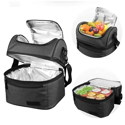 Kiliroo 8-10L 2 Layer Cooler Bag Thermal Insulated Container Food Bag Esky • $38.99