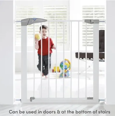 Lindam Sure Shut Axis 76-82cm Pressure Fit Safety Gate - White • £29.99