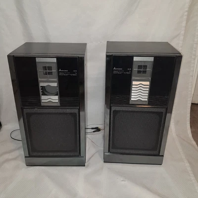 $160 • Buy Mitsubishi SS-50 Bookshelf Speakers Audiophile Vintage HiFi Stereo READ DETAILS