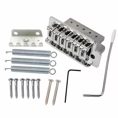 Chrome Tremolo Bridge System For Fender Stratocaster Strat Electric Guitar Parts • $18.99