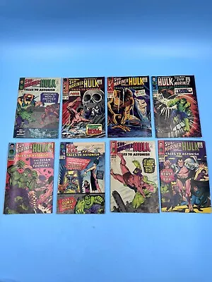 Tales To Astonish Hulk Marvel Silver Age Comic Lot Of 8 #7396929784877966 • £64.87