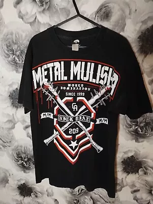 Metal Mulisha X UFC Nick Diaz World Domination Anti EST Walkout Tee Rare • £69.99