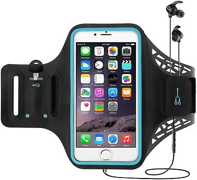 $13.99 • Buy Sports Armband Gym Running Fitness For IPhone 12 11 Pro Max/7/8 Plus/XR/Xs Black