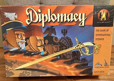 Diplomacy Board Game 1999 100% Complete Strategy Game Avalon Hill Metal Pieces • $54.99