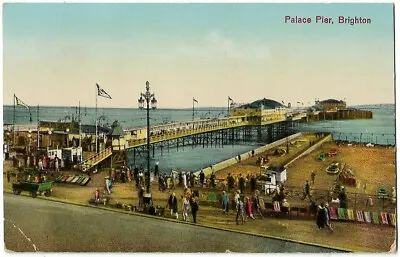 £1.89 • Buy Nice Scarce Old Postcard - Palace Pier - Brighton - Sussex 1929