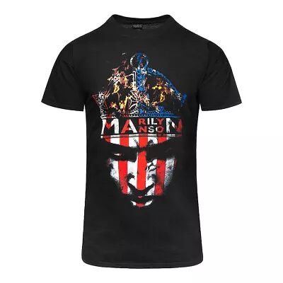 Official Marilyn Manson Crown T Shirt (Black) • £8.99