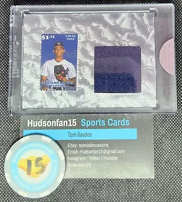 Mariano Rivera 2020 The Bar 1999 Game Used Jersey Stamp Card Silver 1/1 NYY • $44.99