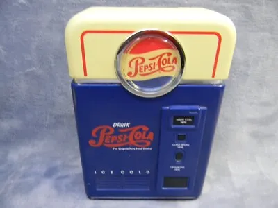 Vintage 1996 Pepsi-cola Plastic Toy Soda Machine Coin Sorter Bank By Pepsico • $14.99