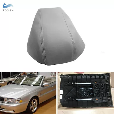 1*Center Console Armrest Box Leather Cover For Volvo S70 V70 C70 93-00 2001 GRAY • $15.99