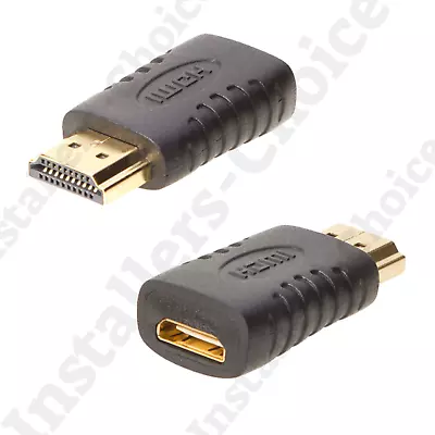 HDMI Male To Mini HDMI Female Converter Adapter Gold Plated For PC Monitor HDTV • $4.95