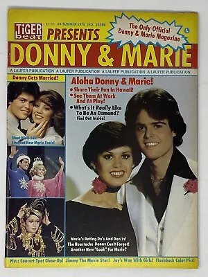 Tiger Beat Presents Donny & Marie Osmond Magazine #4 1978 Color Photos • £12.06