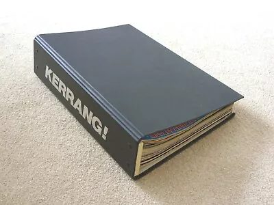 Vintage Kerrang! Magazines X 19 1985 - 1986 With Binder Folder. Issues 100 - 119 • £40