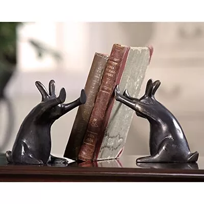 Pushing Rabbits Bookends Pair • $116.35