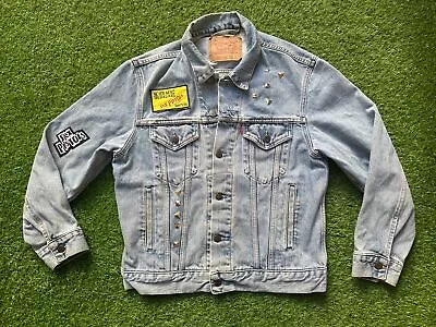 Levi’s Levi 70503 Men’s Denim Jacket Blue Vintage Sex Pistols Small • £0.99