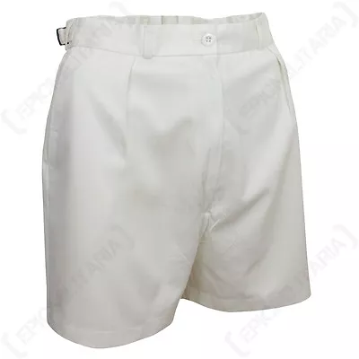 Original British Womens White Sailors Shorts - Genuine Surplus Navy Naval Ladies • £11.45