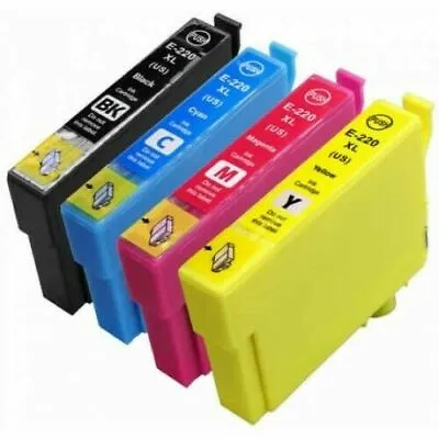 10x Ink Cartridges 220XL For Epson Workforce WF-2750 WF-2760 WF-2630 WF-2650 • $23.90