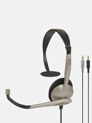£12.95 • Buy Koss CS95 Skype Chat Zoom Headset With Noise Cancellation Mic (3.5mm) Gold/Black