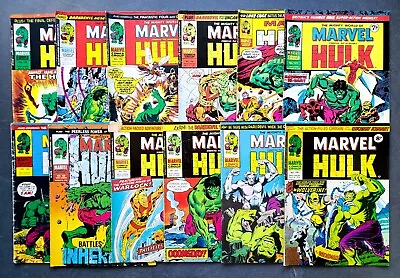 The MIGHTY WORLD Of MARVEL Weekly Lot (Bundle Of 12 Marvel UK 1970's) Wolverine • £28.17