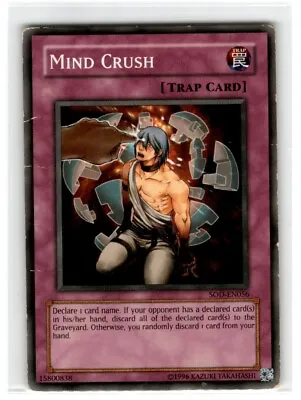 Yu-Gi-Oh! Mind Crush Common SOD-EN056 Heavily Played Unlimited • $2.10