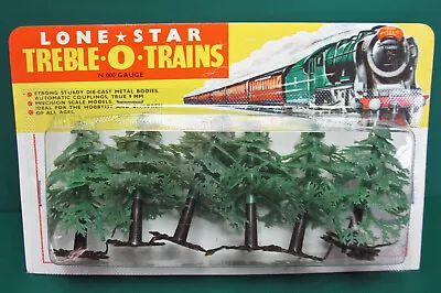 LONE STAR LOCOS Plastic Trees Unopened Treble O Trains N/000 Gauge Pack Of Six • £8.99