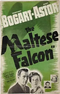 THE MALTESE FALCON Movie POSTER 27 X 40 Humphrey Bogart Mary Astor K • $24.95