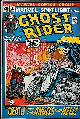Marvel Spotlight #6 Vol 1 (1972) KEY-2nd App Of Ghost Rider- Very Fine Range • $120
