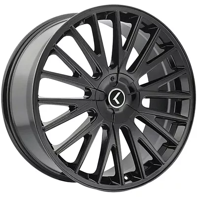 Kraze KR185 Double Down 22x8.5 5x108/5x4.5  +38mm Gloss Black Wheel Rim 22  Inch • $255.99