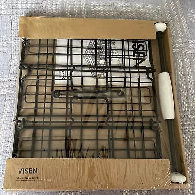 Ikea Kai Legaard Wire Iron Basket Vintage Post Modern White Ceramic Handles NEW • £38.50