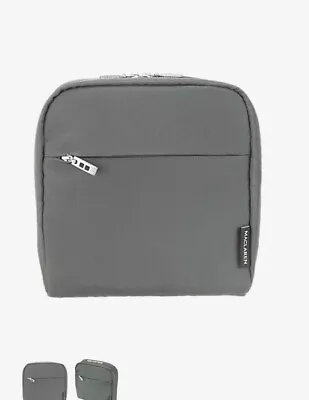 £6.99 • Buy MACLAREN Universal Insulated Pannier Sleek Buggy Storage Bag Charcoal Grey NEW ◇