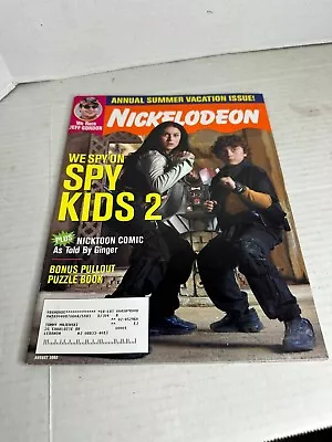 Nickelodeon Magazine August 2002 Spy Kids 2 • $9.99