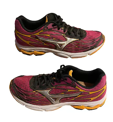 Mizuno Wave Rider 17 Women's Running Shoes Athletic Sneakers Pink Size 8 • $31.29