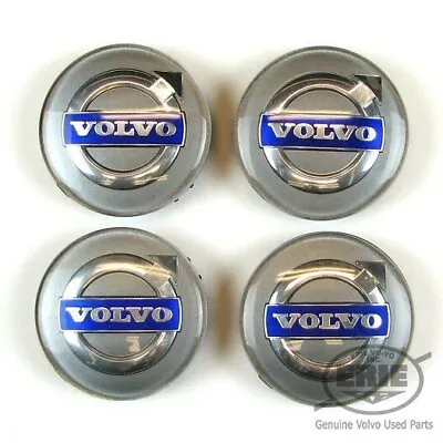 $19.50 • Buy 4 OEM Volvo Silver Center Hub Caps For S60 V70/XC70 S80 XC90 C70 S40 V50 C30 