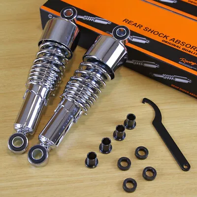 Rear Absorber Shocks Lowering 10.5  For Harley Sportster Iron 883 1200 XL Cutsom • $76.09