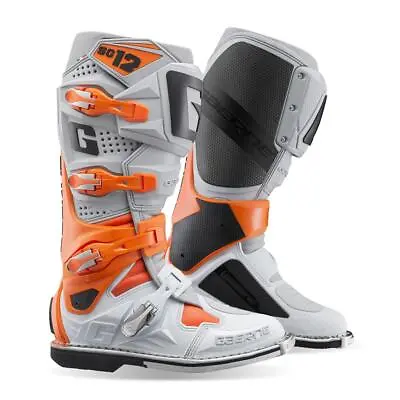 Gaerne SG12 Orange/Grey/White Adult MX Boots Motocross Off-Road Enduro Quad ATV  • £449.10